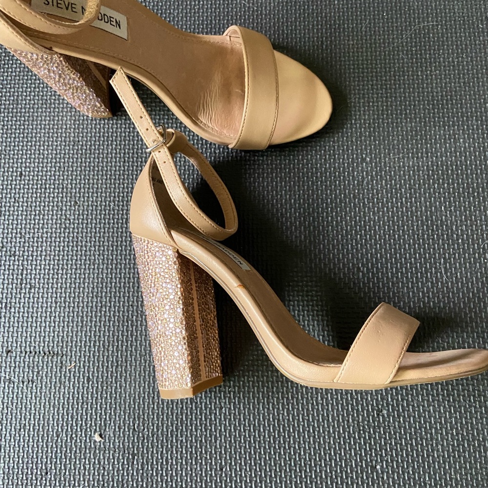 Steve Madden Rhinestone Carson Heels - Picture 4 of 8